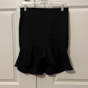 Black mini Zara skirt